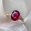 14K GOLD 1.75 CT NATURAL TOURMALINE & DIAMOND RING