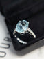 14K GOLD 4.50 CT NATURAL AQUAMARINE RING