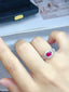 14K GOLD 1.10 CT NATURAL RUBY & DIAMOND RING