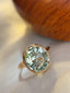 14K GOLD 5.30 CT NATURAL TOURMALINE & DIAMOND RING
