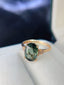14K GOLD 2.90 CT NATURAL TOURMALINE & DIAMOND RING
