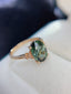 14K GOLD 2.90 CT NATURAL TOURMALINE & DIAMOND RING