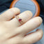 14K GOLD 0.50 CT NATURAL RUBY & DIAMOND RING