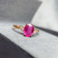 14K GOLD 1.60 CT NATURAL RUBY & SAPPHIRE RING