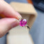 14K GOLD 1.60 CT NATURAL RUBY & SAPPHIRE RING