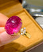 14K GOLD 8.65 CT NATURAL TOURMALINE & DIAMOND RING