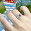 14K GOLD 0.68 CT NATURAL RUBY & DIAMOND RING