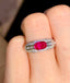 14K GOLD 1.2 CT NATURAL RUBY & DIAMOND RING