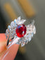 14K GOLD 1.19 CTW NATURAL RUBY & DIAMOND RING
