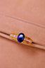 14K GOLD 1.83 CTW NATURAL SAPPHIRE & DIAMOND RING