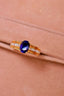 14K GOLD 1.83 CTW NATURAL SAPPHIRE & DIAMOND RING