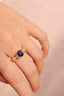 14K GOLD 1.83 CTW NATURAL SAPPHIRE & DIAMOND RING