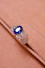 14K GOLD 2.38 CTW NATURAL SAPPHIRE & DIAMOND RING