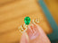 14K GOLD 0.73 CTW NATURAL EMERALD & DIAMOND RING