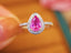 14K GOLD 1.07 CTW NATURAL PADPARADSCHA SAPPHIRE & DIAMOND RING