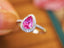 14K GOLD 1.07 CTW NATURAL PADPARADSCHA SAPPHIRE & DIAMOND RING