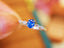 14K GOLD 0.60 CTW NATURAL SAPPHIRE & DIAMOND RING