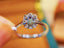 14K GOLD 1.45 CTW NATURAL SAPPHIRE & DIAMOND RING