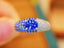 14K GOLD 1.40 CTW NATURAL SAPPHIRE & DIAMOND RING