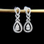 14K GOLD 1.16 CTW NATURAL H DIAMOND EARRINGS