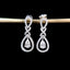 14K GOLD 1.16 CTW NATURAL H DIAMOND EARRINGS