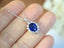 14K GOLD 1.12 CT NATURAL SAPPHIRE & DIAMOND NECKLACE