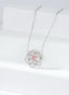 14K GOLD 0.35 CTW NATURAL PINK DIAMOND & DIAMOND NECKLACE