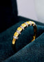 14K GOLD 0.47 CTW NATURAL YELLOW DIAMOND & DIAMOND RING