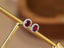 14K GOLD 0.70 CTW NATURAL RUBY & DIAMOND EARRINGS