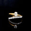 14K GOLD 0.56 CTW NATURAL H DIAMOND RING