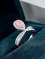 14K GOLD 0.82 CTW NATURAL PINK DIAMOND & DIAMOND RING