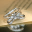 14K GOLD 0.80 CT NATURAL H DIAMOND RING