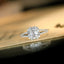 14K GOLD 0.48 CT NATURAL H DIAMOND RING