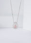 14K GOLD 0.25 CTW NATURAL PINK DIAMOND & DIAMOND NECKLACE