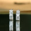 14K GOLD 0.53 CT NATURAL H DIAMOND EARRINGS