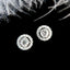 14K GOLD 0.82 CTW NATURAL H DIAMOND EARRINGS