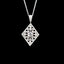 14K GOLD 0.56 CTW NATURAL H DIAMOND PENDANT