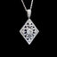 14K GOLD 0.56 CTW NATURAL H DIAMOND PENDANT