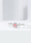 14K GOLD 0.34 CTW NATURAL PINK DIAMOND & DIAMOND RING