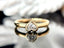 14K GOLD 0.30 CT NATURAL F DIAMOND RING