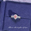 14K GOLD 0.50 CTW NATURAL PINK DIAMOND & DIAMOND RING