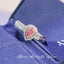 14K GOLD 0.50 CTW NATURAL PINK DIAMOND & DIAMOND RING