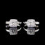 14K GOLD 0.82 CTW NATURAL H DIAMOND EARRINGS