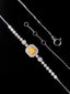 14K GOLD 0.60 CT NATURAL YELLOW DIAMOND & DIAMOND BRACELET