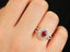 14K GOLD 1.52 CTW NATURAL RUBY & DIAMOND RING