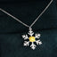 14K GOLD 0.30 CTW NATURAL YELLOW DIAMOND & DIAMOND NECKLACE