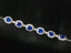 14K GOLD 3.25 CTW NATURAL SAPPHIRE & DIAMOND BRACELET