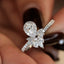 14K GOLD 0.75 CTW NATURAL H DIAMOND RING