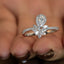 14K GOLD 0.75 CTW NATURAL H DIAMOND RING