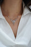 14K GOLD 1.20 CT NATURAL H DIAMOND NECKLACE